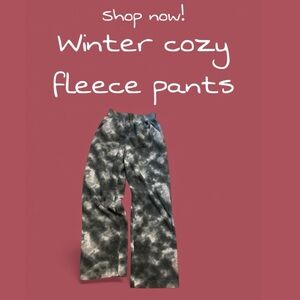 Boys fleece lounge pants size 8